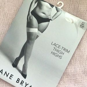LAST ONE! - NWT💕LANE BRYANT WHITE THIGH HIGHS/SIZE E-F💕